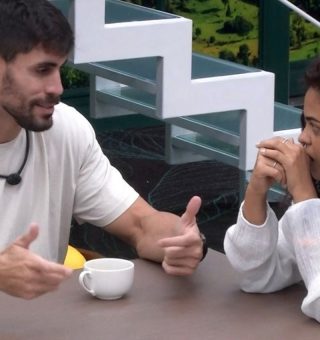 Cara de Sapato e Paula no BBB 2023